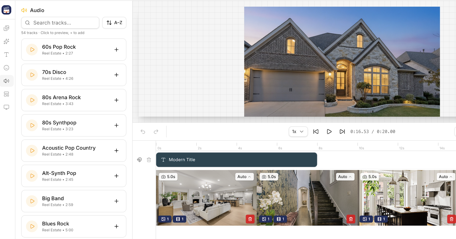 Reel Estate Has a New and Improved Audio Library in the Editor